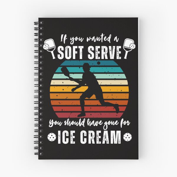 Item preview, Funny Pickleball Paddle a Retro Softserve Icecream Men Gifts Pickleball squad A retro team fun Men Women sports designed and sold by VINASU.