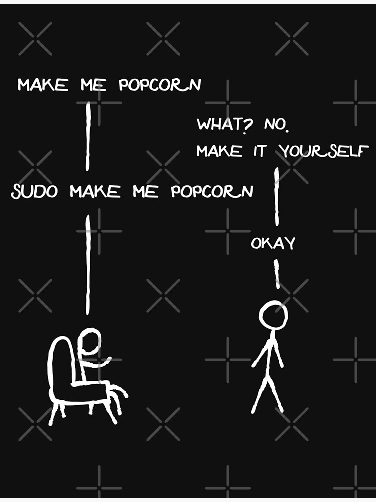 Thumbnail 3 von 3, Poster, Sudo macht mir Popcorn – Lustige Programmierwitze designt und verkauft von springforce.