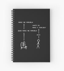 Sudo Make Me Popcorn - Funny Programming Jokes Spiral Notebook