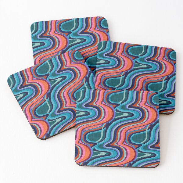Item preview, Copy of 70s Groove - Teal designed and sold by appleyards.