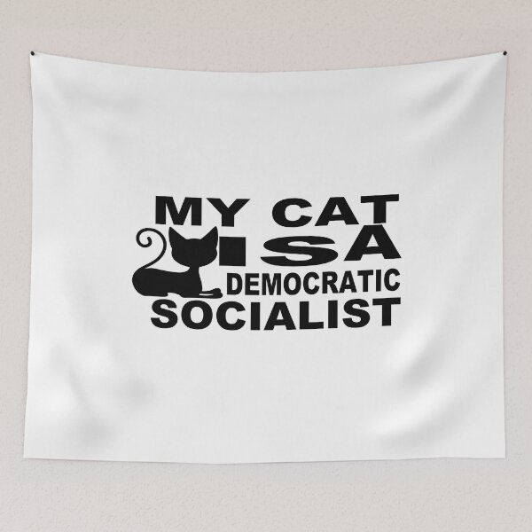 Item preview, My Cat Is A Democratic Socialist designed and sold by GridText.
