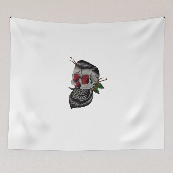 Item preview, Old Skull designed and sold by BorgesPaintings.