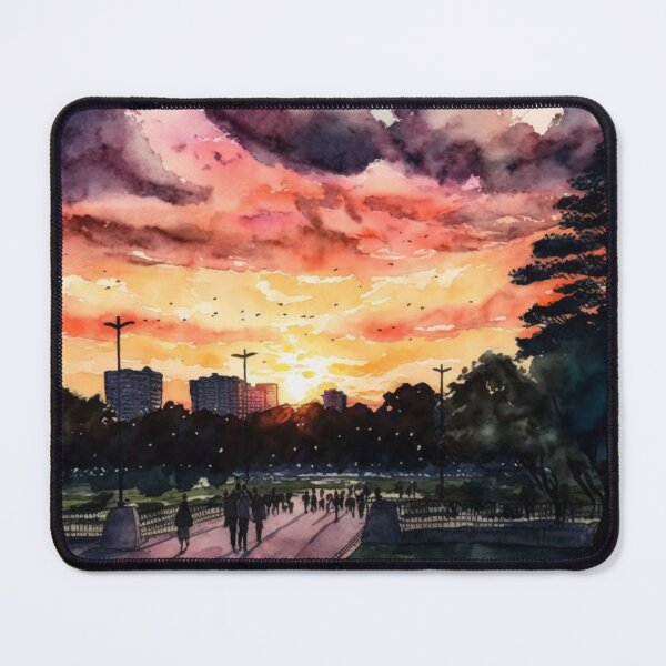 Item preview, Watercolor view Ueno Park Tokyo Asakusa designed and sold by Mirochan80.