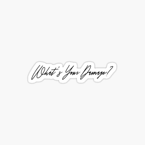 Item preview, Heathers - What's Your Damage? designed and sold by BelvedereAve.