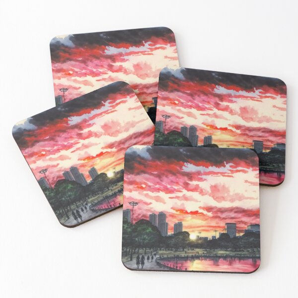 Item preview, Watercolor view Ueno Park Tokyo Asakusa designed and sold by Mirochan80.
