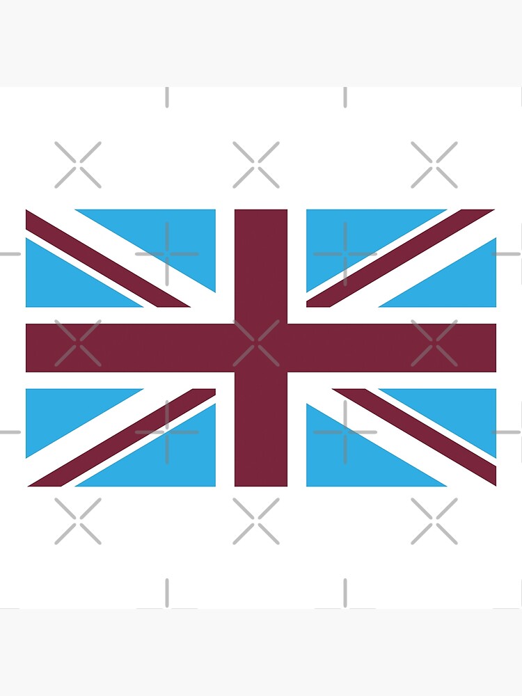 WHU Union Jack Flag Poster for Sale by Footmagz