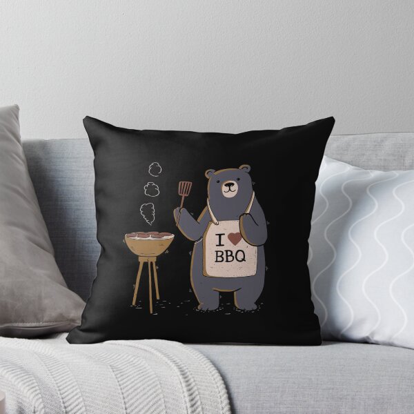 Item preview, I Love BBQ - Cute Bear Barbecue Gift  designed and sold by EduEly.