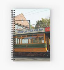 Vintage Tram Spiral Notebook