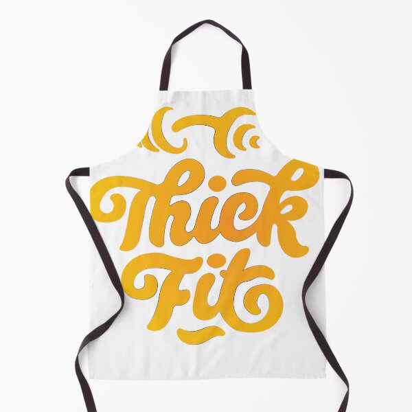 Item preview, "Thick FIt" Gym typography tshirt, sticker with dumbbell sign designed and sold by vikyky.