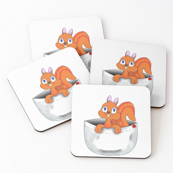 Item preview, pocket squirrel designed and sold by WarpedTreasure.
