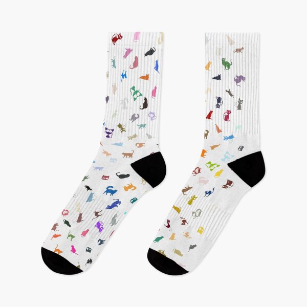 Item preview, Abstract Multi Color Cat Pattern designed and sold by Pixel4Art.