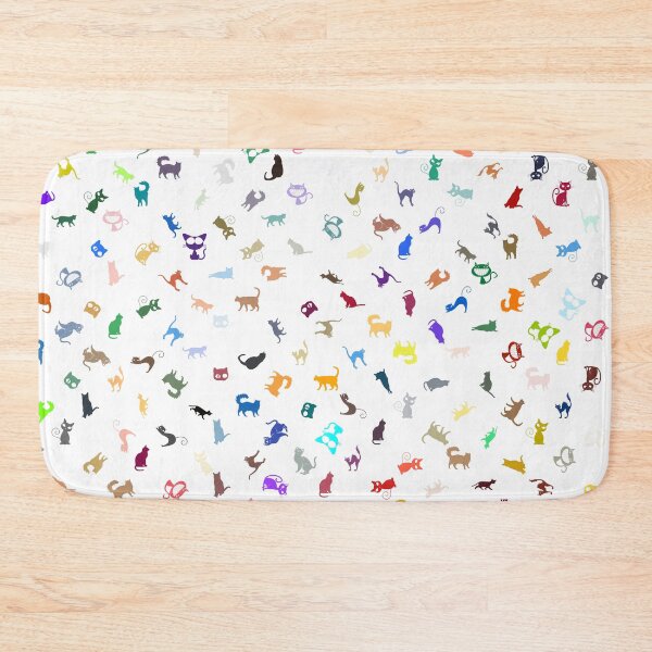 Item preview, Abstract Multi Color Cat Pattern designed and sold by Pixel4Art.