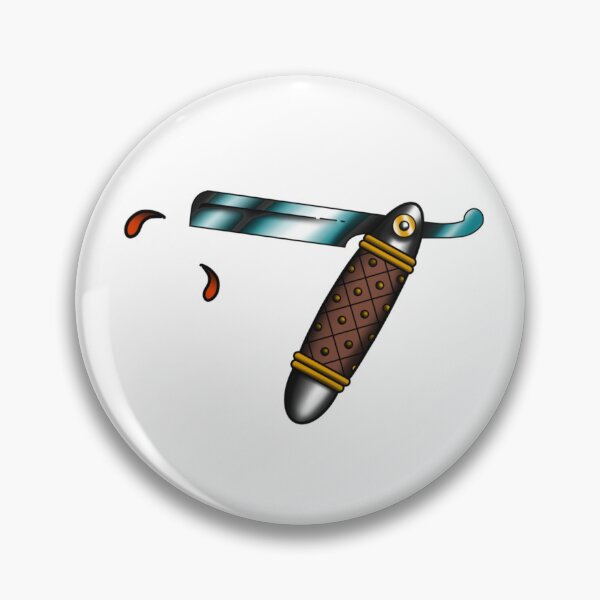 Item preview, barber knife designed and sold by SunkBubble.