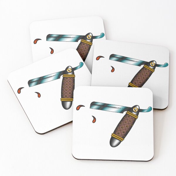 Item preview, barber knife designed and sold by SunkBubble.