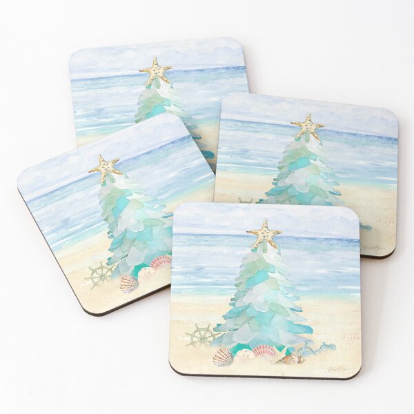 Item preview, Coastal Seaglass Christmas Tree B designed and sold by Jean Plout.