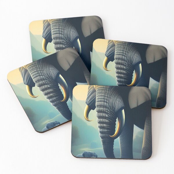 Item preview, Mama Elephant and her baby  designed and sold by ShopSunday.