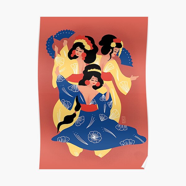 La danse des éventails Poster