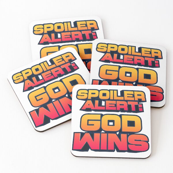 Item preview, Spoiler Alert: God Wins designed and sold by plushism.