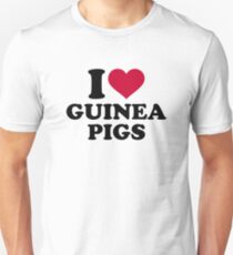 I love Guinea pigs Unisex T-Shirt