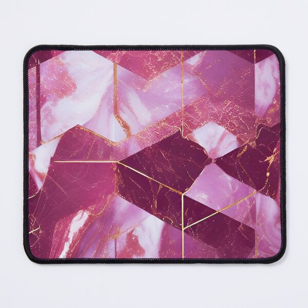 Item preview, Pink Gold Marble Texture Geometric designed and sold by Ascooepics.