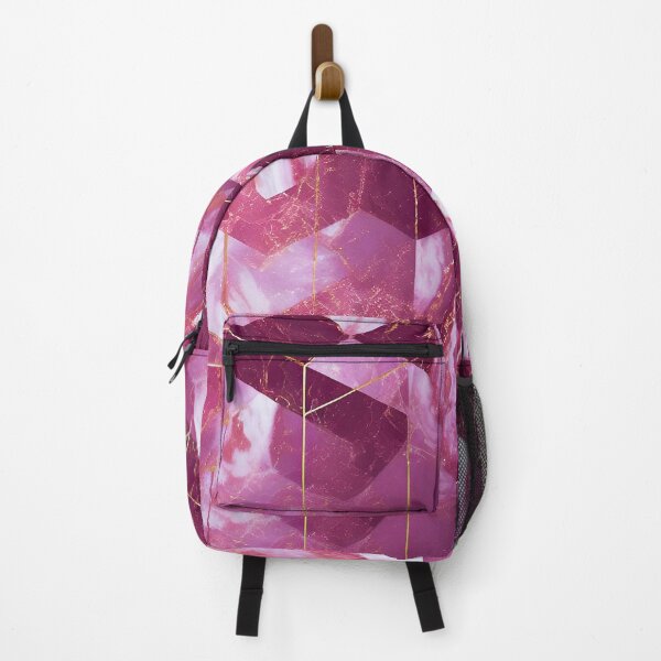 Item preview, Pink Gold Marble Texture Geometric designed and sold by Ascooepics.