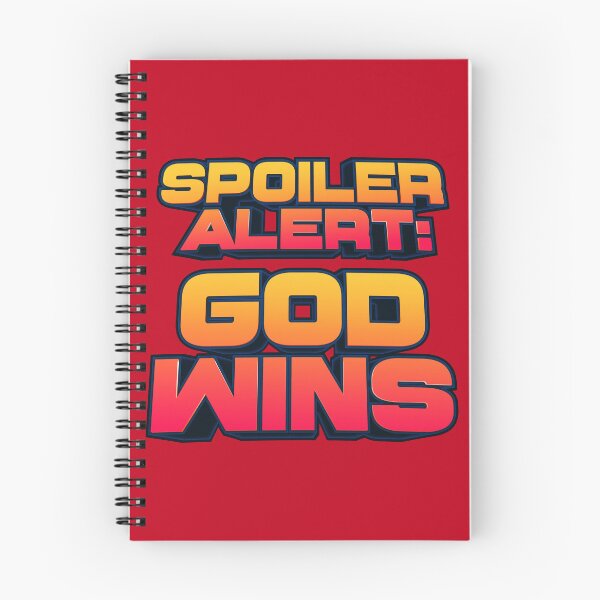 Item preview, Spoiler Alert: God Wins designed and sold by plushism.