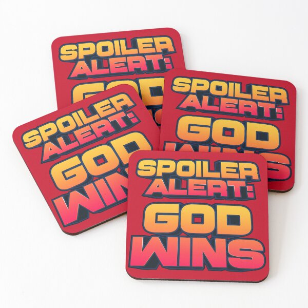 Item preview, Spoiler Alert: God Wins designed and sold by plushism.