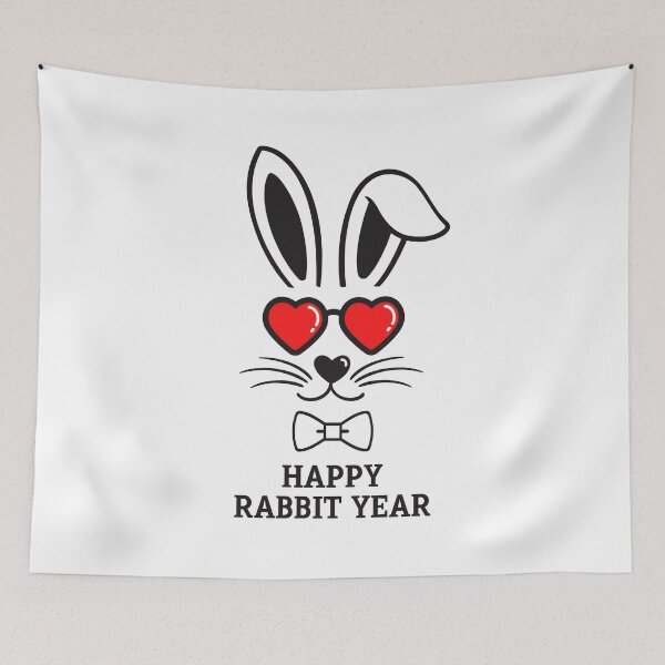 Item preview, Happy Rabbit Year designed and sold by trendingatees.