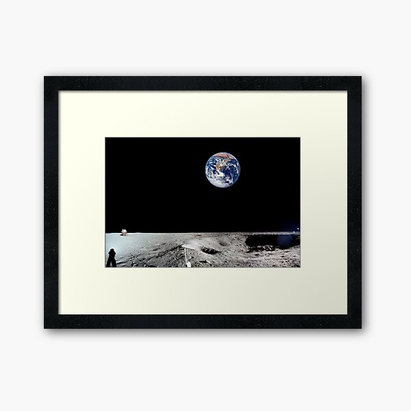 Item preview, Earth rising over the Moon designed and sold by reapolo.