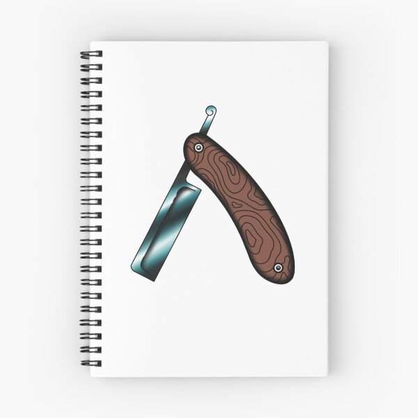 Item preview, Barber knife tattoo design designed and sold by SunkBubble.