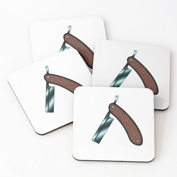 Item preview, Barber knife tattoo design designed and sold by SunkBubble.