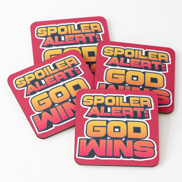 Item preview, Copy of Spoiler Alert: God Wins designed and sold by plushism.