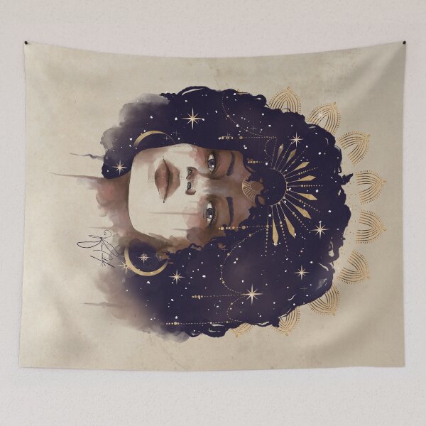 Item preview, African Goddess - Celestial Galaxy designed and sold by kimcarlika.