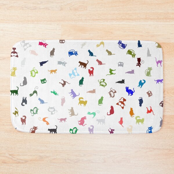 Item preview, Abstract Multi Color Cat Pattern designed and sold by Pixel4Art.