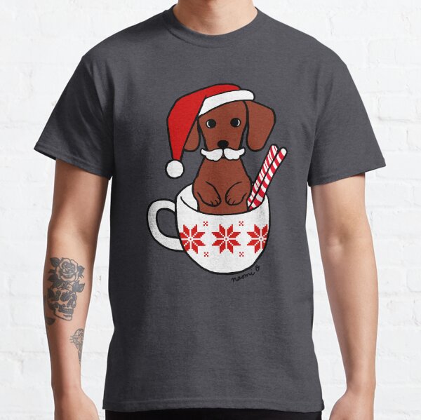 Item preview, Dachshund Christmas Mustache Coffee Mug designed and sold by HappyLabradors.