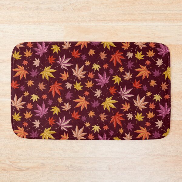 Item preview, Japanese maple leaves print designed and sold by Cheekyleopard.