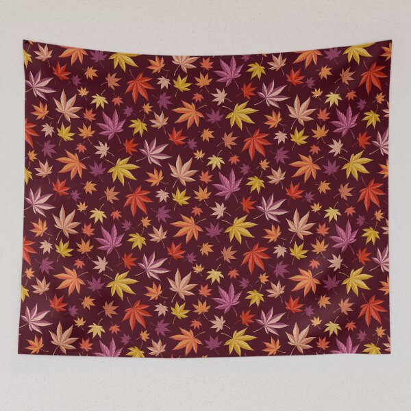 Item preview, Japanese maple leaves print designed and sold by Cheekyleopard.