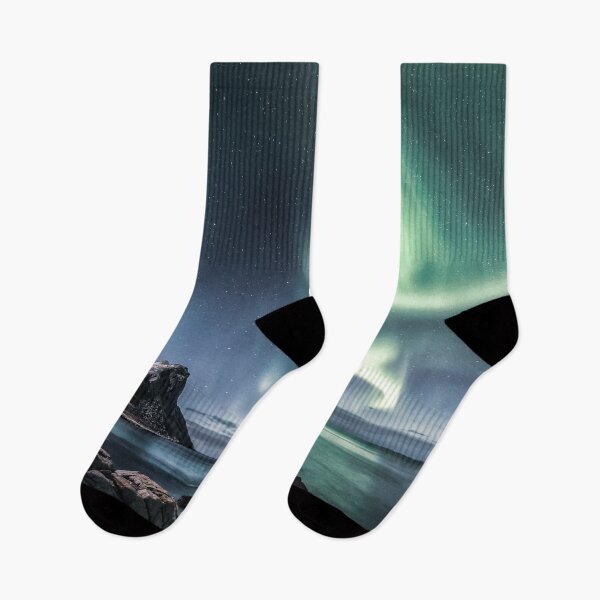 Item preview, Northern Lights On The Seashore designed and sold by Taceo10.