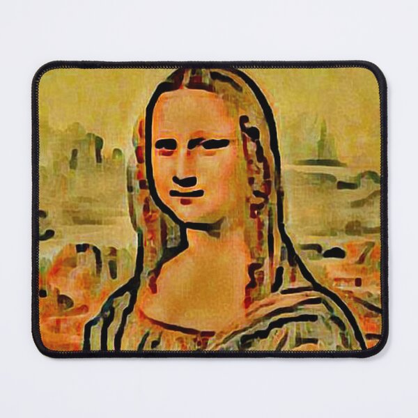 Item preview, "Mona Lisa (66)" Da Vinci's famous painting reimagined. designed and sold by thalasson.