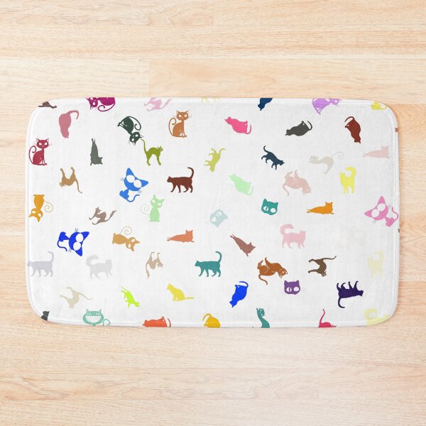 Item preview, Abstract Multi Color Cat Pattern designed and sold by Pixel4Art.