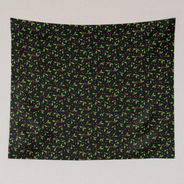 Item preview, Estampado de acebo y bayas designed and sold by Cheekyleopard.