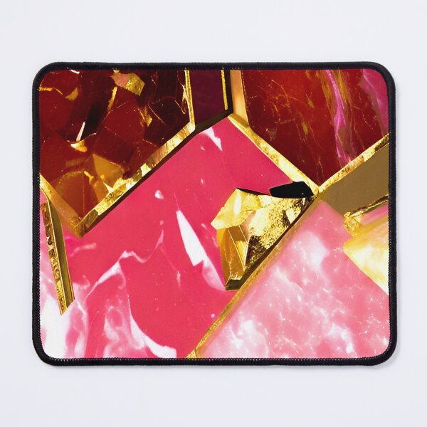 Item preview, Pink Gold Marble Texture Geometric designed and sold by Ascooepics.