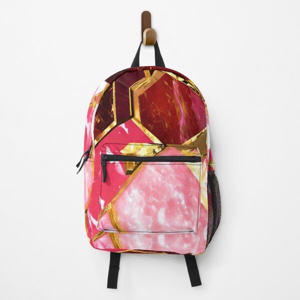 Item preview, Pink Gold Marble Texture Geometric designed and sold by Ascooepics.