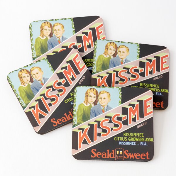 Item preview, Kiss-Me Vintage Kissimmee Citrus Crate Label Retro Artwork designed and sold by MtWoodsonSales.