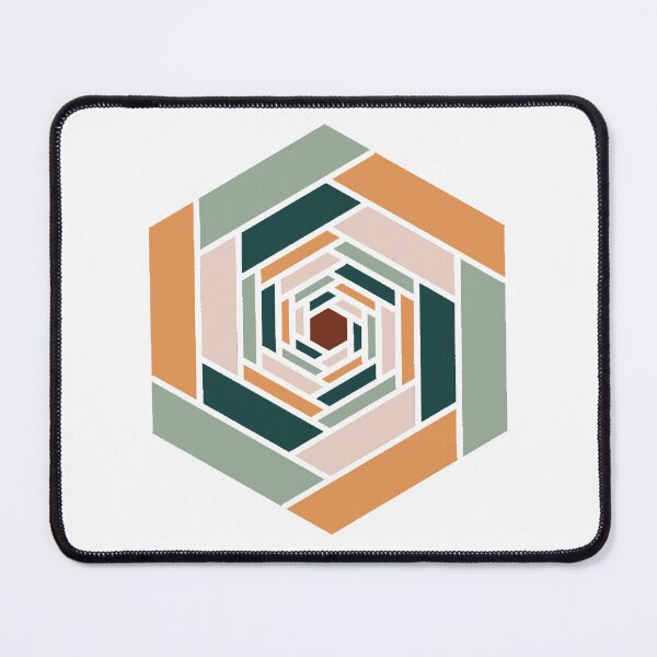 Item preview, Rose hexagone geometric designed and sold by LeaPoupin.