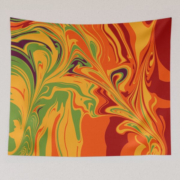 Item preview, Warm Summer Melt Abstract Artwork  designed and sold by patternsoup.