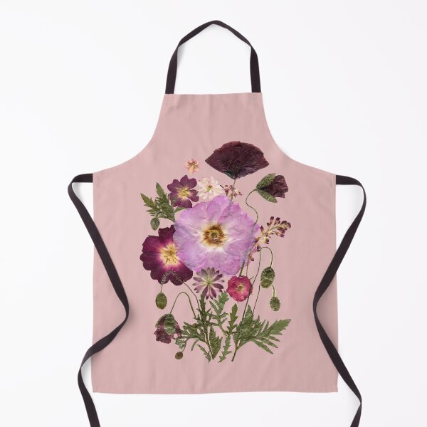Item preview, Pink and Red Roses and Poppies bouquet, Pressed flower art designed and sold by Gifts With Nature.