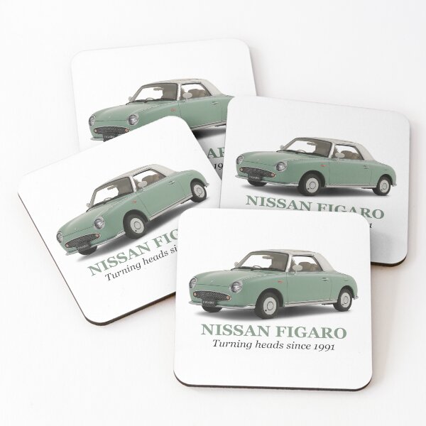 Item preview, Emerald Green Nissan Figaro - Design 2 designed and sold by thefigarostore.
