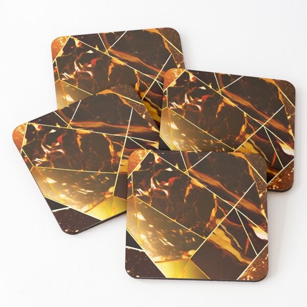 Item preview, Gold Marbled - Marble gold texture designed and sold by Ascooepics.