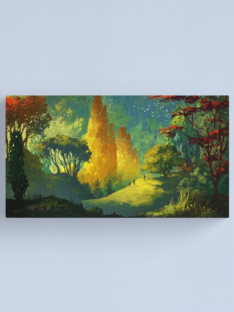 Alternate view of Wandering in the forest Canvas Print